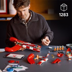 LEGO Ideas 21367 Razzo Lunare di Tintin, Kit Modellismo per Adulti, 5 Minifigure, Cane, Decorazioni Fai da Te, Regalo per Fan