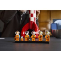 LEGO Ideas 21367 Razzo Lunare di Tintin, Kit Modellismo per Adulti, 5 Minifigure, Cane, Decorazioni Fai da Te, Regalo per Fan
