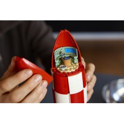 LEGO Ideas 21367 Razzo Lunare di Tintin, Kit Modellismo per Adulti, 5 Minifigure, Cane, Decorazioni Fai da Te, Regalo per Fan