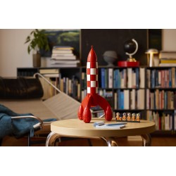 LEGO Ideas 21367 Razzo Lunare di Tintin, Kit Modellismo per Adulti, 5 Minifigure, Cane, Decorazioni Fai da Te, Regalo per Fan