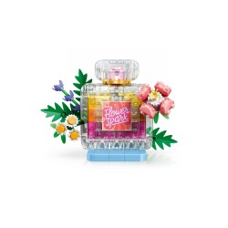 LEGO Creator 31383 3in1 Boccetta di Profumo con Decorazione Floreale, Gioco da 8+ Trasformabile in Vaso da Fiori o Frullato