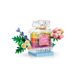 LEGO Creator 31383 3in1 Boccetta di Profumo con Decorazione Floreale, Gioco da 8+ Trasformabile in Vaso da Fiori o Frullato