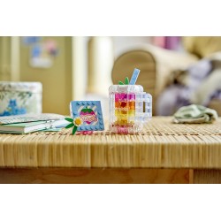 LEGO Creator 31383 3in1 Boccetta di Profumo con Decorazione Floreale, Gioco da 8+ Trasformabile in Vaso da Fiori o Frullato