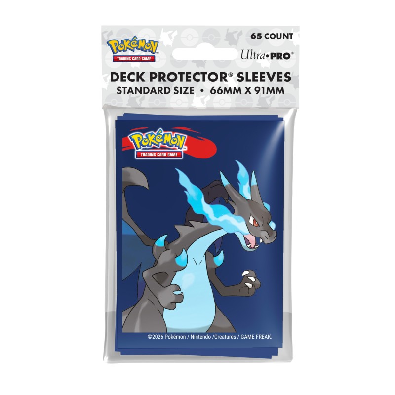 Ultra-Pro - Pokemon - 65 Deck Protector Sleeves - Mega Charizard X