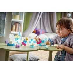 LEGO DUPLO Disney 10462 Scatola Creativa di Frozen con Elsa e Olaf, Giochi Didattici per la Motricità Fine, Regalo Bambini 2+