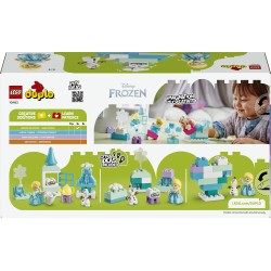 LEGO DUPLO Disney 10462 Scatola Creativa di Frozen con Elsa e Olaf, Giochi Didattici per la Motricità Fine, Regalo Bambini 2+