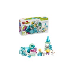 LEGO DUPLO Disney 10462 Scatola Creativa di Frozen con Elsa e Olaf, Giochi Didattici per la Motricità Fine, Regalo Bambini 2+