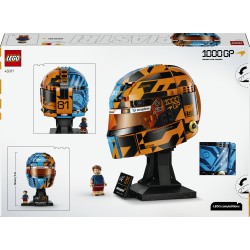 LEGO Editions 43017 Casco di Oscar Piastri McLaren Mastercard F1 Team, Gadget F1 con Minifigure da Collezione, Regalo da 14+