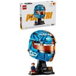 LEGO Editions 43017 Casco di Oscar Piastri McLaren Mastercard F1 Team, Gadget F1 con Minifigure da Collezione, Regalo da 14+