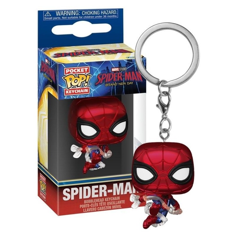 Pop Keychain - Spider-Man Metallic