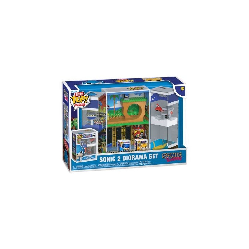 Bitty Pop! - Bitty Box - Sonic The Hedgehog - sonic 2 diorama set