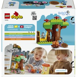 LEGO DUPLO Bluey 10469 Pizzaiole con Muffin e Bluey, Giochi Didattici per la Motricità Fine con Auto e Personaggi, Regalo 2+