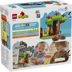 LEGO DUPLO Bluey 10469 Pizzaiole con Muffin e Bluey, Giochi Didattici per la Motricità Fine con Auto e Personaggi, Regalo 2+