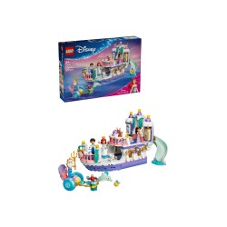 LEGO | Disney Princess 43299 La Barca Nuziale di Ariel, Giocattolo da La Sirenetta con 7 Minifigure, Regalo per Bambine 6+