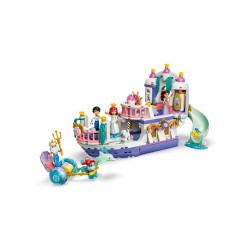LEGO | Disney Princess 43299 La Barca Nuziale di Ariel, Giocattolo da La Sirenetta con 7 Minifigure, Regalo per Bambine 6+