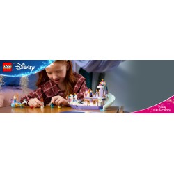 LEGO | Disney Princess 43299 La Barca Nuziale di Ariel, Giocattolo da La Sirenetta con 7 Minifigure, Regalo per Bambine 6+