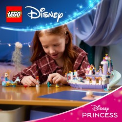 LEGO | Disney Princess 43299 La Barca Nuziale di Ariel, Giocattolo da La Sirenetta con 7 Minifigure, Regalo per Bambine 6+