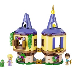 LEGO | Disney Princess 43294 La Mini-Torre di Rapunzel, Gioco con 2 Mini Bamboline, Pascal, Accessori e Serratura, Regalo 5+