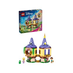 LEGO | Disney Princess 43294 La Mini-Torre di Rapunzel, Gioco con 2 Mini Bamboline, Pascal, Accessori e Serratura, Regalo 5+