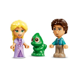 LEGO | Disney Princess 43294 La Mini-Torre di Rapunzel, Gioco con 2 Mini Bamboline, Pascal, Accessori e Serratura, Regalo 5+