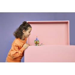 LEGO | Disney Princess 43294 La Mini-Torre di Rapunzel, Gioco con 2 Mini Bamboline, Pascal, Accessori e Serratura, Regalo 5+