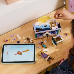 LEGO | Disney Princess 43295 Box Gioielli di Jasmine, Giocattolo di Aladdin, 2 Mini Bamboline, 2 Anelli e Lampada, Regalo 6+