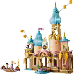 LEGO | Disney Princess 43297 Il Castello di Rapunzel, Giocattolo con 4 Mini Bamboline e Figura di Pascal, Regalo Bambine 6+