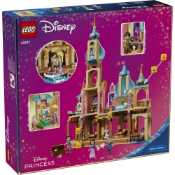 LEGO | Disney Princess 43297 Il Castello di Rapunzel, Giocattolo con 4 Mini Bamboline e Figura di Pascal, Regalo Bambine 6+