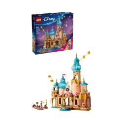 LEGO | Disney Princess 43297 Il Castello di Rapunzel, Giocattolo con 4 Mini Bamboline e Figura di Pascal, Regalo Bambine 6+