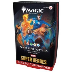 Wizards Of The Coast - Magic The Gathering - Marvel Super Heroes - Commander Decks - I Fantastici Quattro - ITA