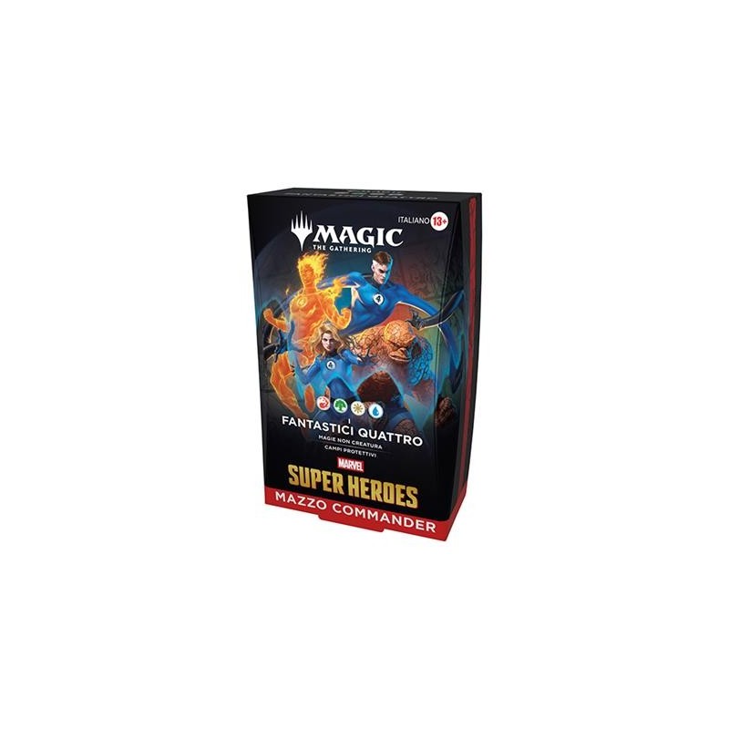 Wizards Of The Coast - Magic The Gathering - Marvel Super Heroes - Commander Decks - I Fantastici Quattro - ITA