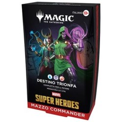 Wizards Of The Coast - Magic The Gathering - Marvel Super Heroes - Commander Decks - Destino Trionfa - ITA