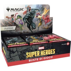 Wizards Of The Coast - Magic The Gathering - Marvel Super Heroes - Box Play Booster (30 Buste) - ITA