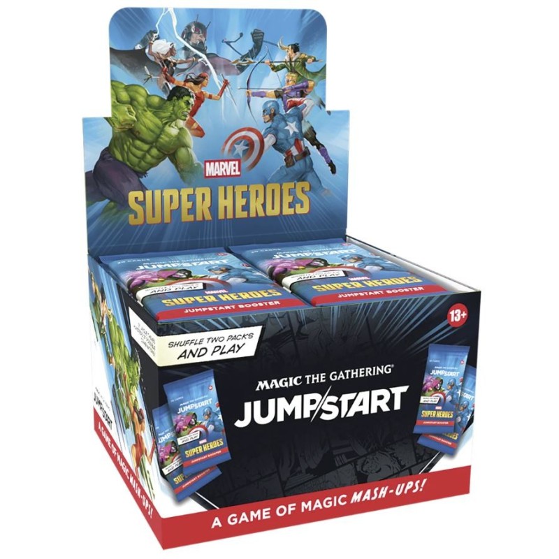 Wizards Of The Coast - Magic The Gathering - Marvel Super Heroes - Box Jumpstart Booster (24 Buste) - ENG