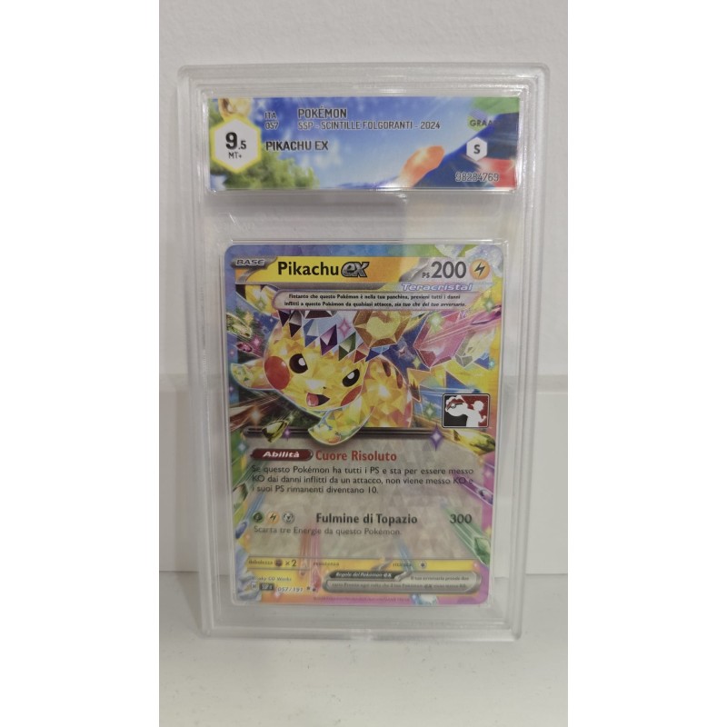 GRAAD - Pokemon Pikachu ex Play Pokemon - 9.5 Mt - SSP 057