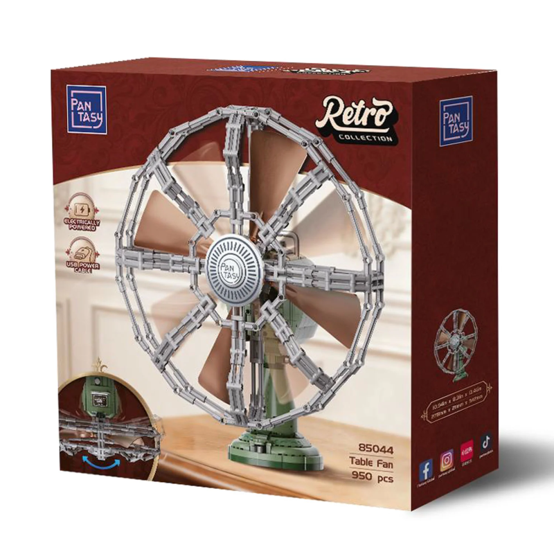 Pantasy 85044 - Retro'- Ventilatore da Tavolo