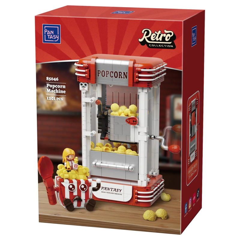 Pantasy 85046 - Retro'- Macchina dei popcorn