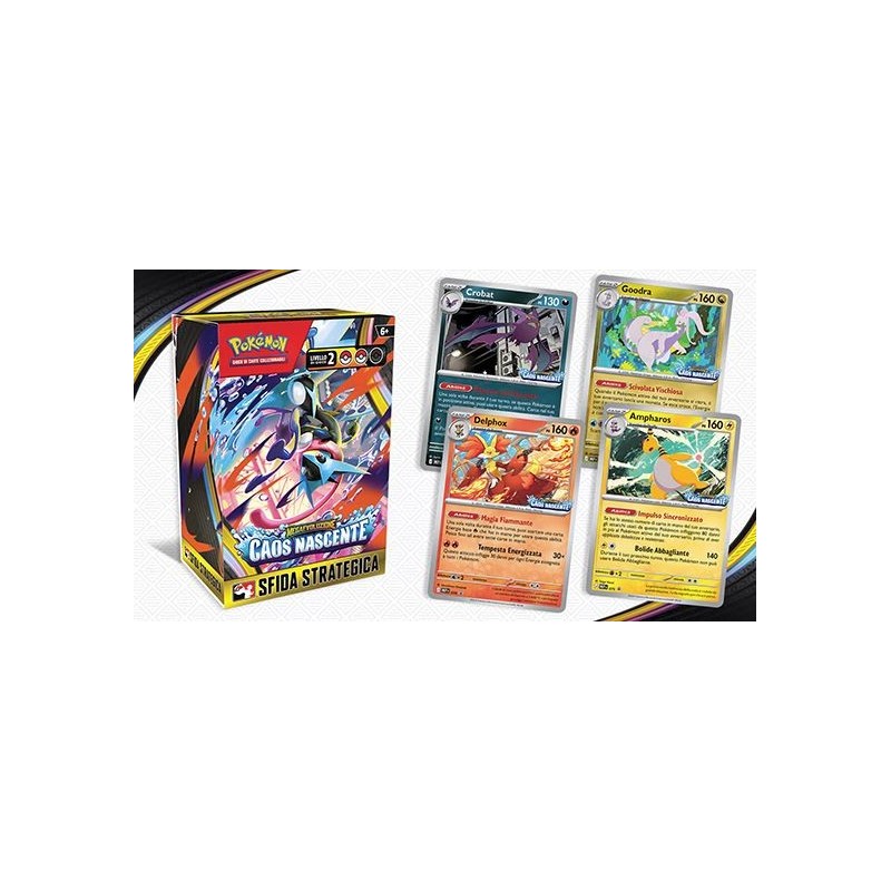 Pokemon - Box Sfida Strategica Prerelease Caos Nascente - ITA