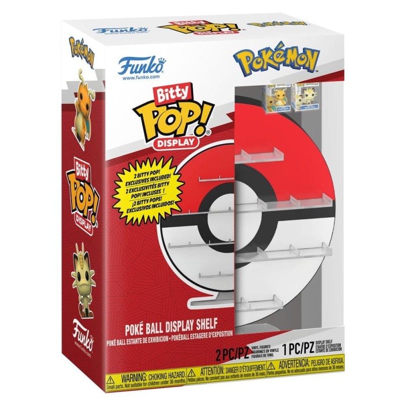 Bitty Pop Display - Pokemon - Pokeball