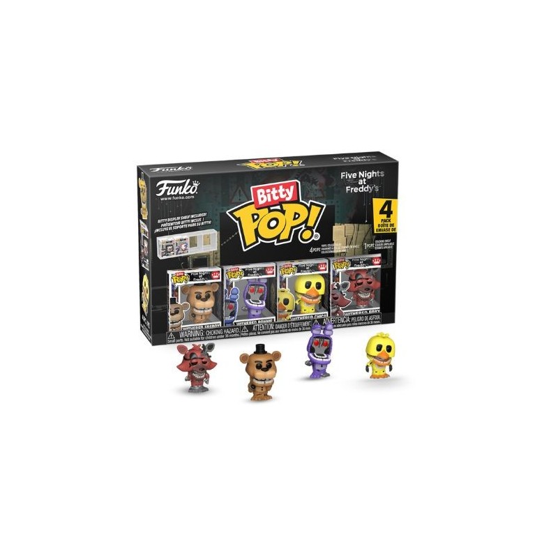 Bitty Pop! - FNAF Five Night at Freddy's - Withered Freddy 4 pack