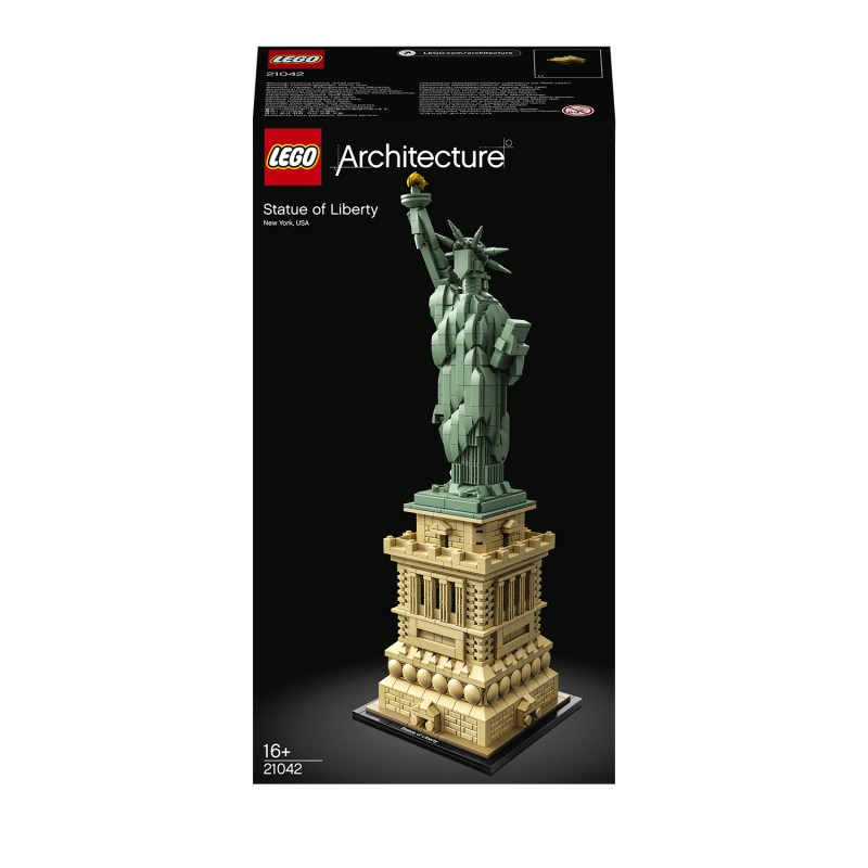 LEGO 21042 Architecture Statua della Libertà - Usato con scatola ed istruzioni