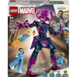LEGO | Marvel 76316 Fantastici Quattro Contro Personaggio Costruibile di Galactus, Giocattolo con Minifigure per Bambini 9+