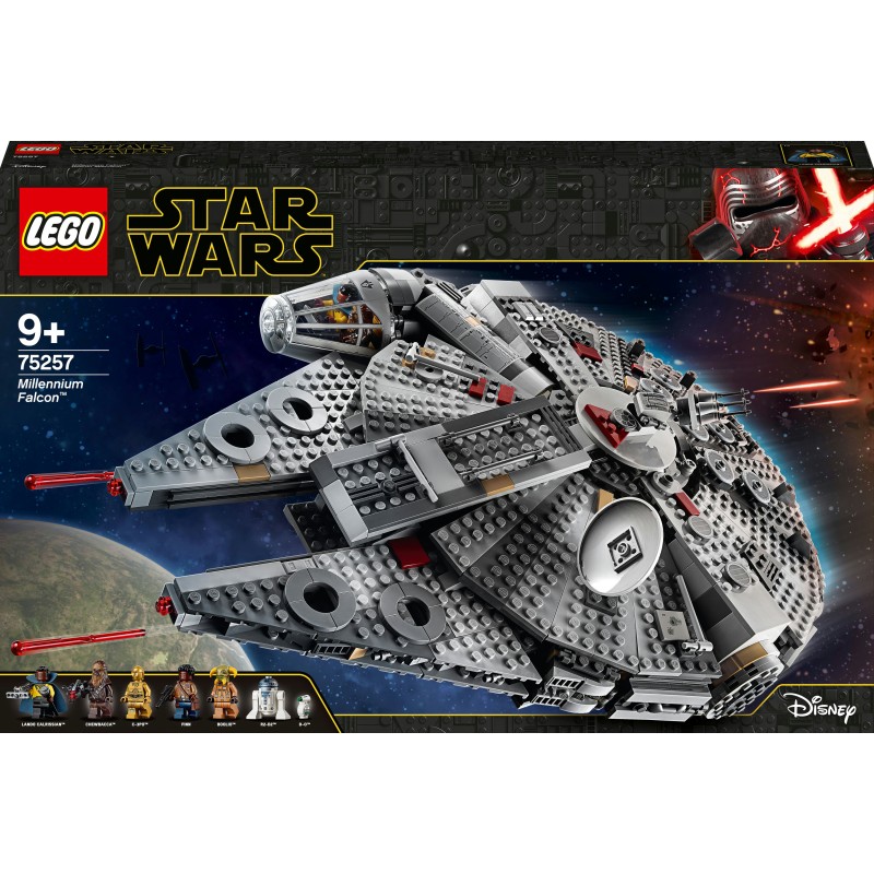 LEGO Star Wars 75257 Millennium Falcon- Usato completo con istruzioni originali  - Senza scatola e minifigures