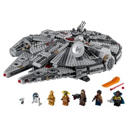 LEGO Star Wars 75257 Millennium Falcon- Usato completo con istruzioni originali  - Senza scatola e minifigures