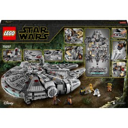 LEGO Star Wars 75257 Millennium Falcon- Usato completo con istruzioni originali  - Senza scatola e minifigures