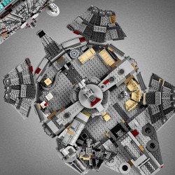 LEGO Star Wars 75257 Millennium Falcon- Usato completo con istruzioni originali  - Senza scatola e minifigures