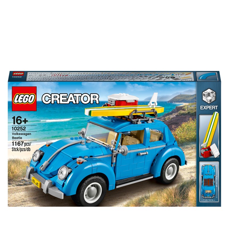 LEGO Creator Expert Maggiolino Volkswagen - 10252 - Usato completo con istruzioni senza scatola