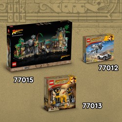 LEGO Indiana Jones 77013 Fuga dalla Tomba Perduta, Gioco con Tempio e Minifigure della Mummia da I Predatori dell'Arca Perduta