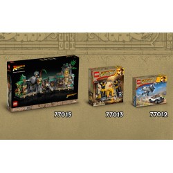 LEGO Indiana Jones 77013 Fuga dalla Tomba Perduta, Gioco con Tempio e Minifigure della Mummia da I Predatori dell'Arca Perduta