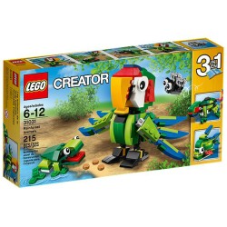LEGO 31031 Creator Animali della foresta pluviale - Usato con istruzioni originali